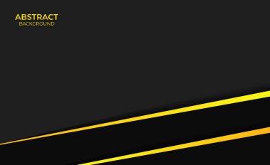 Soyut Sarı ve Siyah Arkaplan