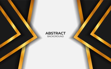 Arkaplan Tasarımı Siyah ve Altın