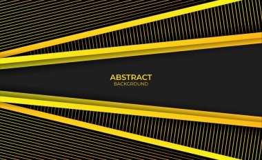 Soyut modern sarı ve siyah arkaplan