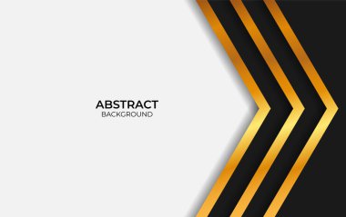 Soyut Arkaplan Lüks Siyah ve Altın