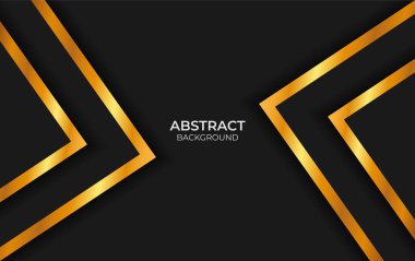 Özet siyah ve altın arkaplan