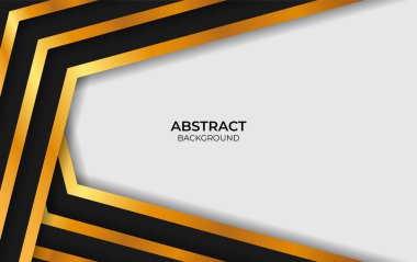 Arkaplan Lüks Siyah ve Altın Tarzı