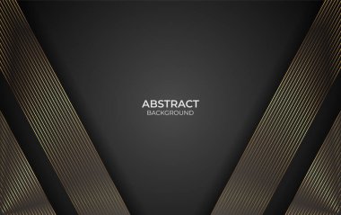 Arkaplan çizgisi altın tasarım biçimi