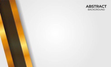 Özet altın ve siyah stil