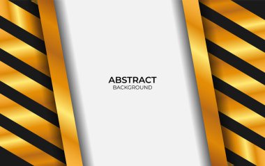 Soyut Lüks Siyah ve Altın Tarzı