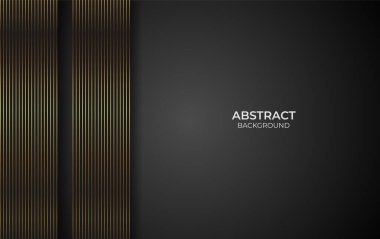 Soyut satır altın arkaplan biçimi