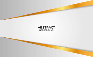 Soyut tasarım altın ve gri arkaplan