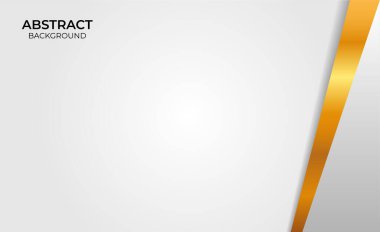 Soyut arkaplan tasarımı altın ve gri stil