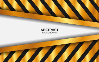 Lüks Siyah ve Altın Tasarım Biçimi