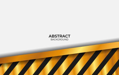 Lüks Siyah ve Altın Biçimli