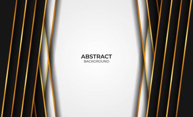 Altın ve kırmızı soyut tasarım