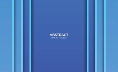 Çizgi biçimi ile soyut mavi tasarım