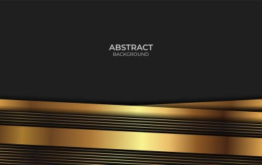 Arkaplan Tasarımı Altın ve Siyah