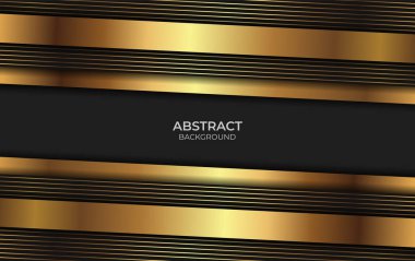 Özgeçmiş: Soyut Altın ve Siyah