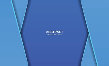 Soyut arkaplan tasarımı mavi Çizgiyle