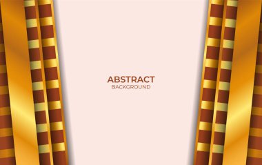 Lüks Tasarım Kahverengi ve Altın