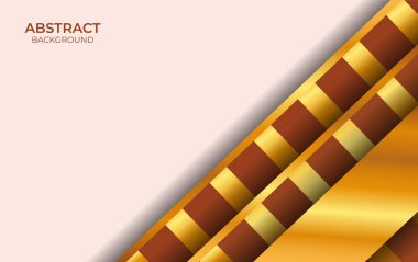 Lüks Kahverengi ve Altın Tasarım