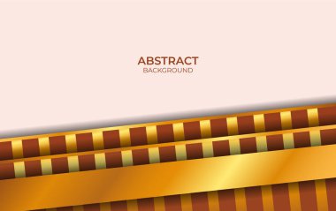 Lüks Kahverengi ve Altın Tasarım Biçimi