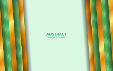 Lüks Tasarım Arkaplan Yeşil ve Altın