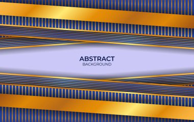 Lüks Arkaplan Tasarımı Mavi ve Altın