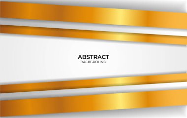 Lüks Tasarım Beyaz ve Altın Arkaplan