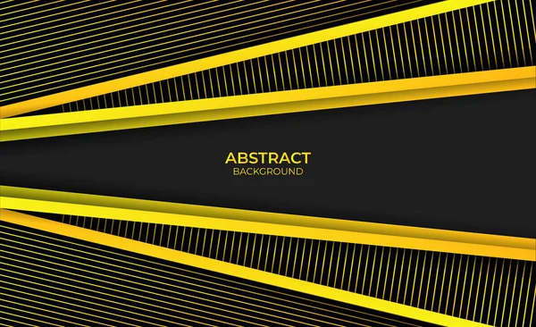 Абстрактный Современный Жёлтый Чёрный Фон — стоковый вектор