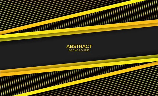 Soyut modern sarı ve siyah tasarım