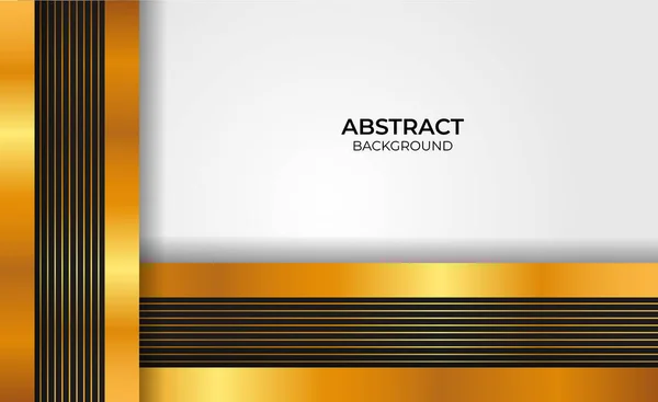 Ouro Abstrato Estilo Preto — Vetor de Stock