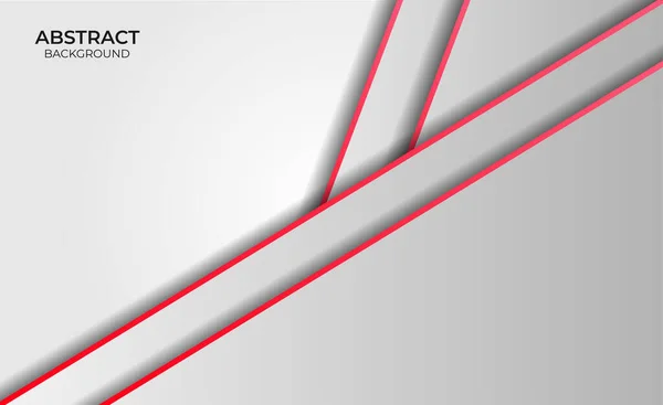 Style Abstrait Fond Rouge Blanc — Image vectorielle