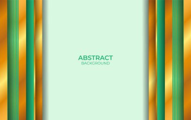 Lüks Tasarım Yeşil ve Altın Tarzı