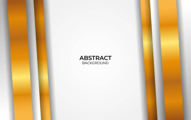 Lüks Beyaz ve Altın Tarz Arkaplanı