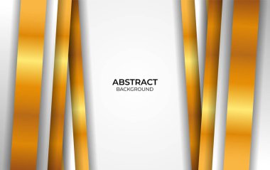 Lüks Beyaz ve Altın Biçimli Tasarım