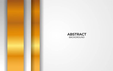 Lüks Biçim Beyaz ve Altın Arkaplan