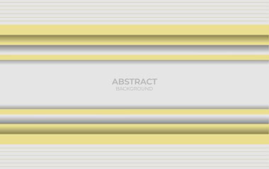 Soyut Arkaplan Beyaz ve Sarı Tasarım