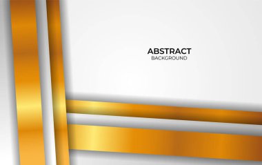 Lüks Beyaz ve Altın Arkaplan Biçimi 