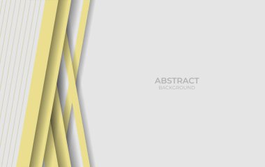 Tasarım Beyaz ve Sarı Biçim Arkaplanı