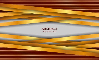 Lüks Tasarım Tarzı Kırmızı ve Altın Arkaplan