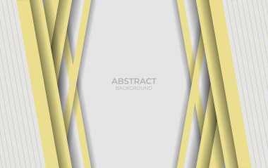 Arkaplan Beyaz ve Sarı Biçim Tasarımı