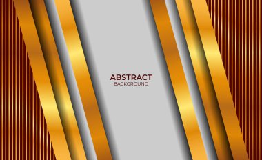 Arkaplan Kırmızı ve Altın Biçimli