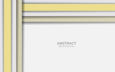 Lüks Kağıt Kesiği Beyaz Arkaplan Tasarımı