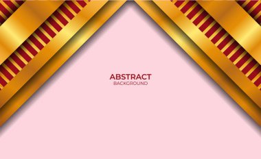 Arkaplan Tasarımı Kırmızı ve Altın Özeti