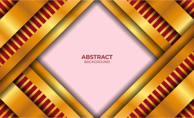 Kırmızı ve Altın Özeti Tasarım