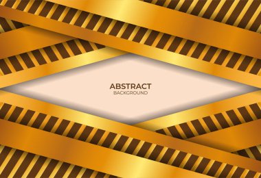 Soyut Arkaplan Tasarımı Kahverengi ve Altın Tarzı