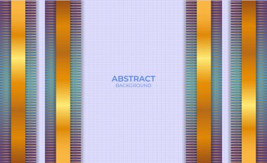 Soyut Mavi ve Altın Tasarım