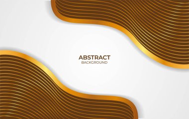 Soyut Arkaplan Kahverengi ve Altın