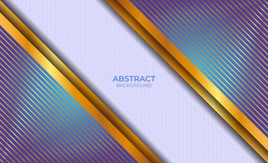 Soyut Mavi ve Altın Arkaplan Tasarımı