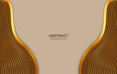 Arkaplan Kahverengi ve Altın Tasarım