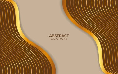 Özgeçmiş Tasarımı Kahverengi ve Altın