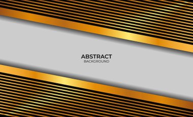 Lüks Siyah ve Altın Tasarım Arkaplanı