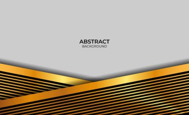 Lüks Siyah ve Altın Arkaplan Tasarımı